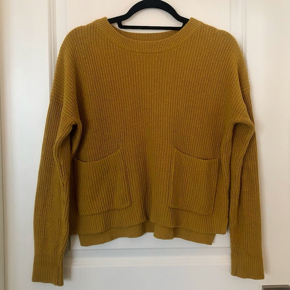 Madewell Fall Patch Pocket Pullover Sweater - Picture 2 of 7